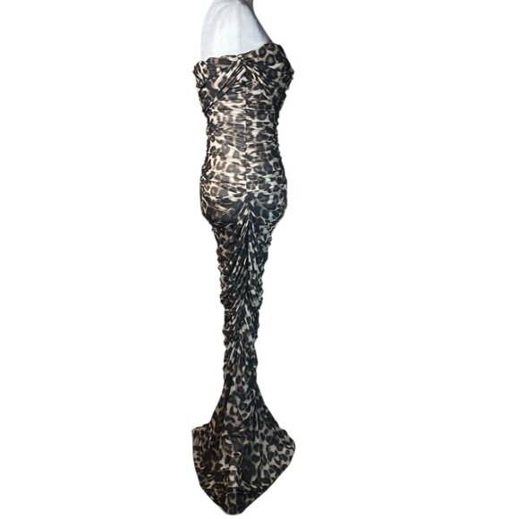 SER.O.YA Sasha Maxi Dress in Spotted Bengal Small New Womens Gown - Picture 5 of 16